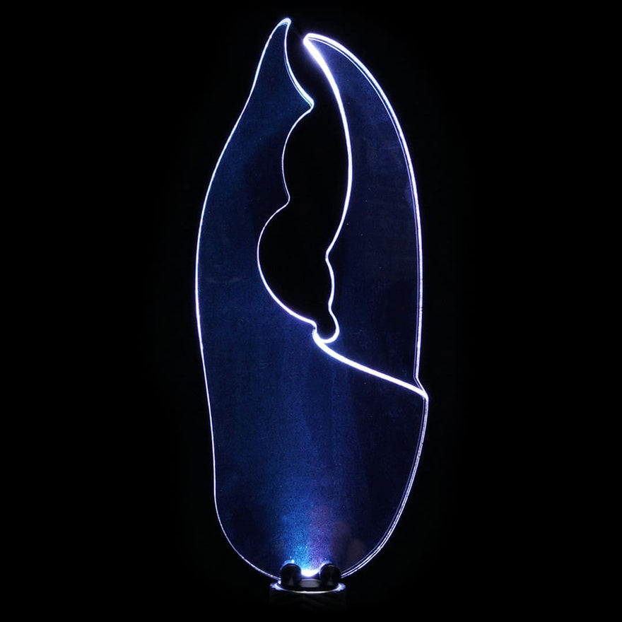 Crab Claw acrylic light painting blade producing sharp, angular light trails in long exposure photography