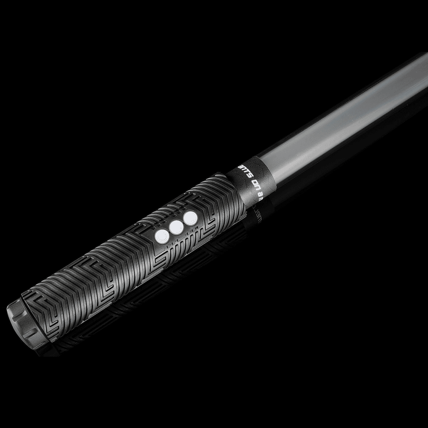 Light Painting Tube shown turned off on an RGB Critter BT flashlight