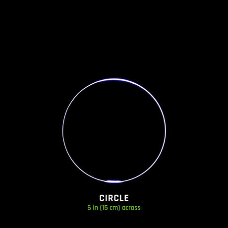 Circle Blade, 6 in (15 cm) across, lit on black, part of the Best Seller Blade Pack