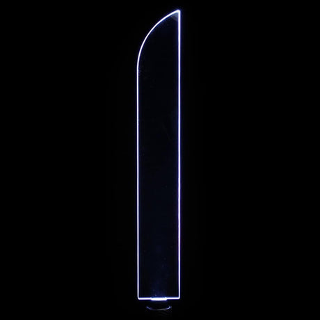 Butcher Sword acrylic light painting blade creating bold, heavy light trails in long exposure photography