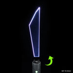 Digital Feather Short light painting blade with holder adapter attached to RGB Critter, creating detailed layered trails in long exposure photography