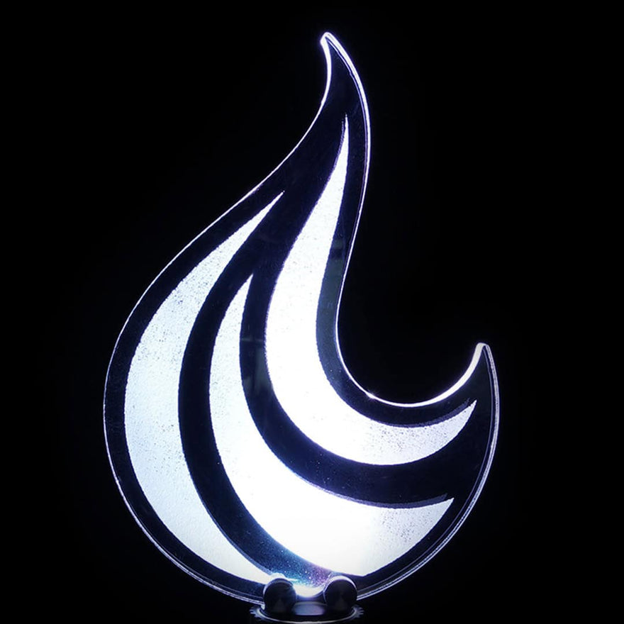 Flame of Tongue Pro acrylic light painting blade with flickering flame shape for vivid light trails in long exposure photography