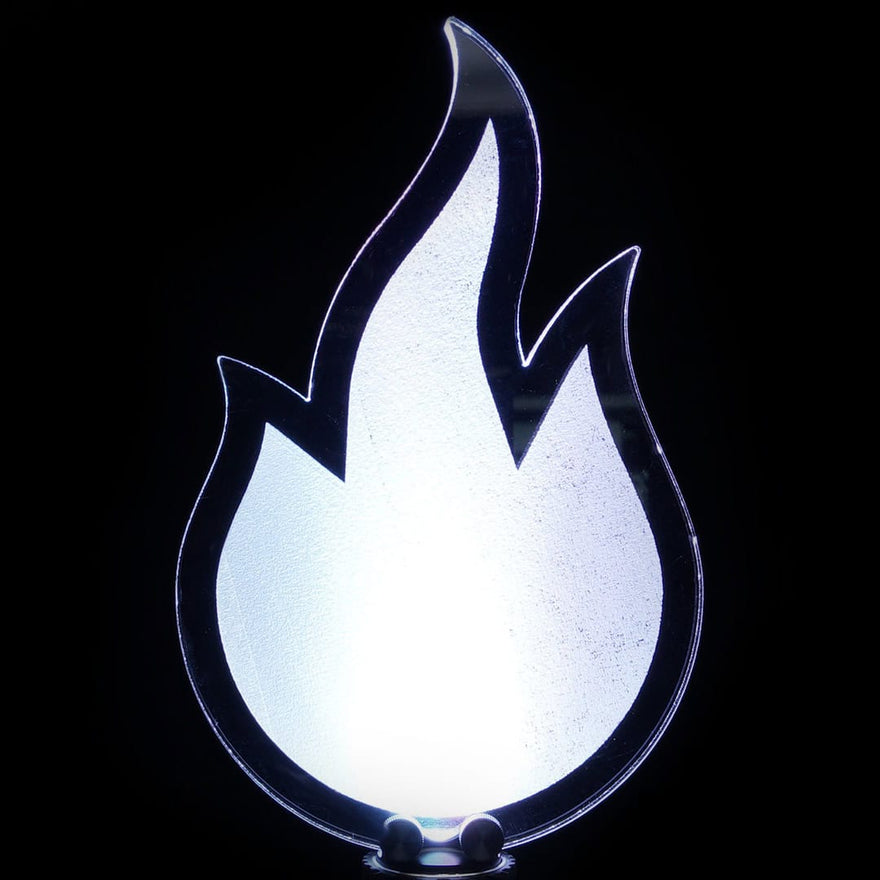 Flower Flame Pro acrylic light painting blade with flame and petal-like shape for dynamic, expressive light trails in long exposure photography