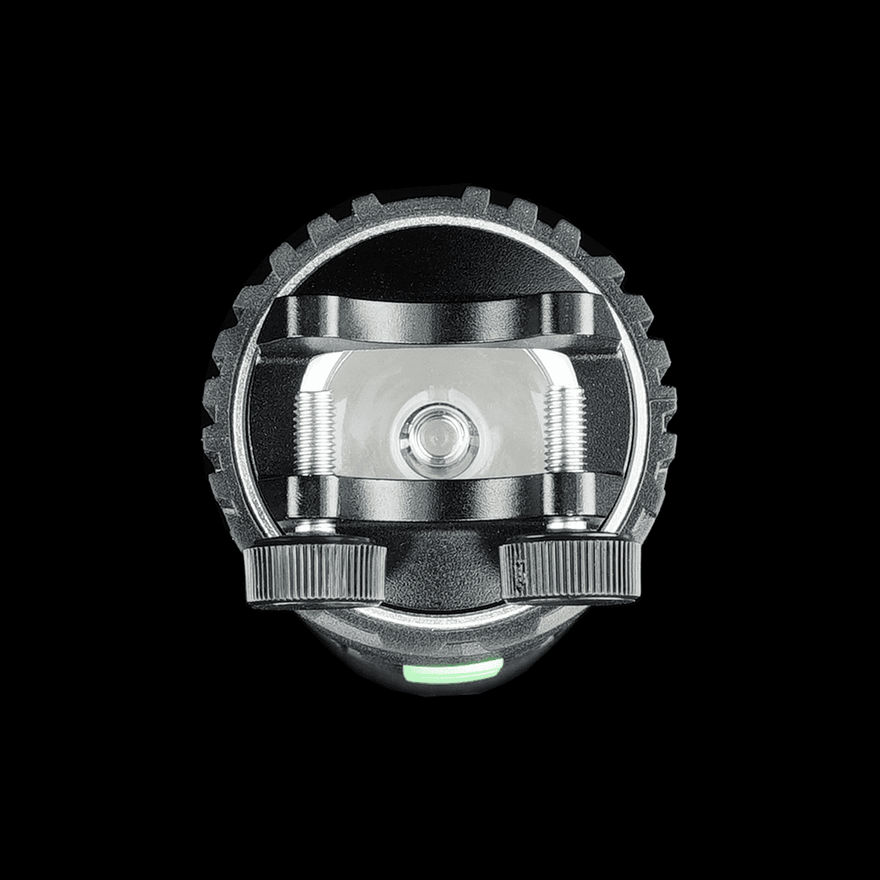 Light Painting Blade Holder used to connect acrylic blades to the RGB Critter flashlight for creating light trails in long exposure photography.