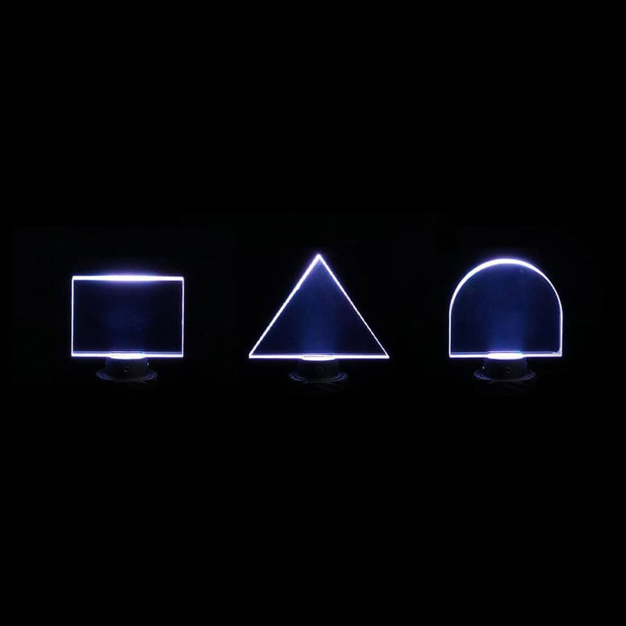 Mini Blade Geometric Set of acrylic light painting blades for versatile and creative light trails in long exposure photography