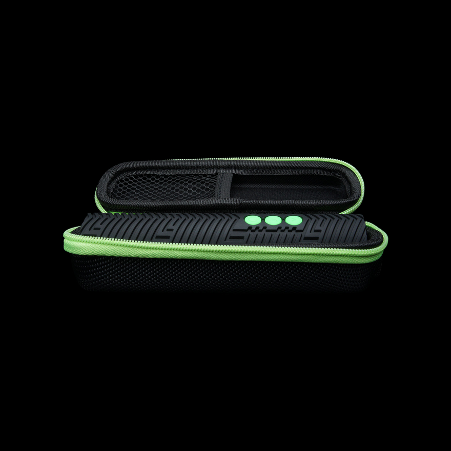 Side view of the RGB Critter travel case