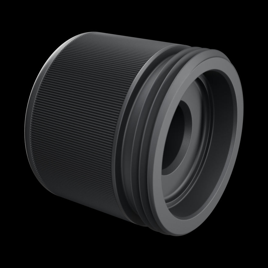 Saber Chuck Connector, rendered from the production CAD on black.