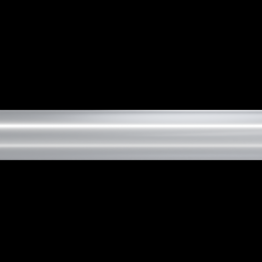 Sol Saber Tube unlit: the frosted white diffuser tube, side-on close-up.