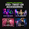 Four gift categories powered by the RGB Critter: durable light sabers, fiber optic whips, light painting tools and costume kits