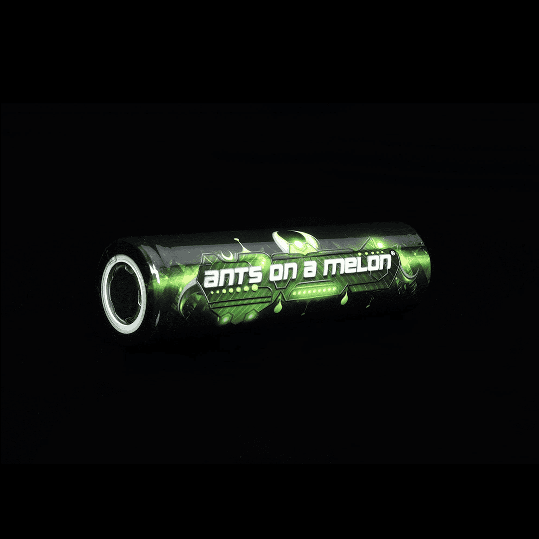 Ants on a Melon brand lithium-ion battery.