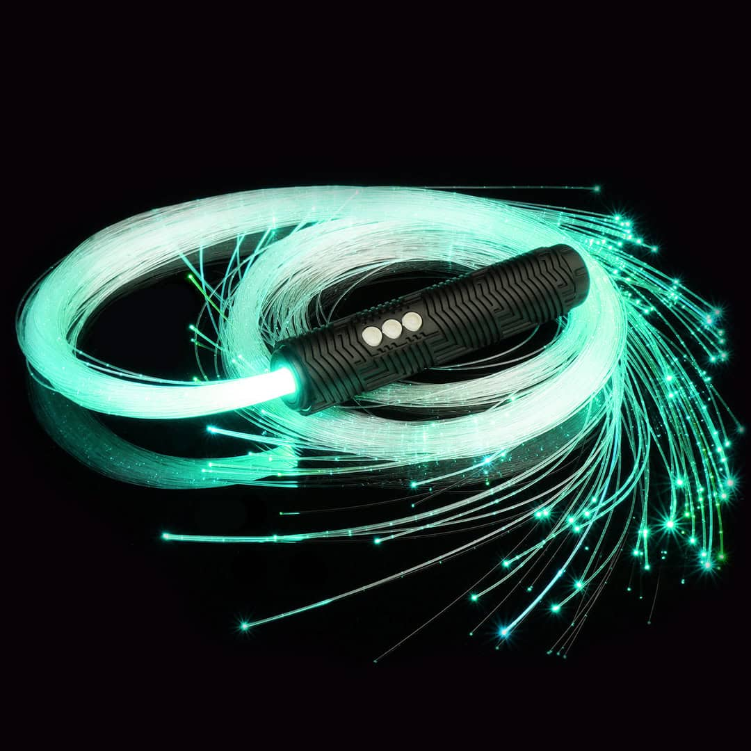 BitWhip Fiber Optic Whip with green color setting.