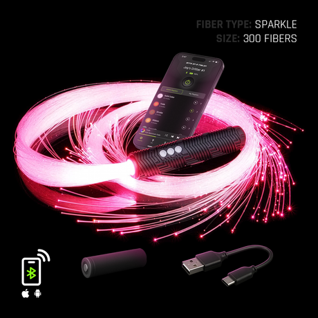 BitWhip Fiber Optic Whip (LED Flow Prop)