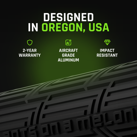 RGB Critter designed in Oregon: 2-year warranty, aircraft grade aluminum, impact resistant