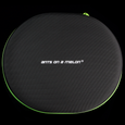 Hard-shell BitWhip travel case holding the RGB Critter BT and fiber optic whip accessory