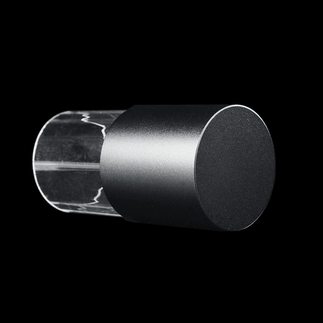 T8 tube cap shown with its acrylic tube