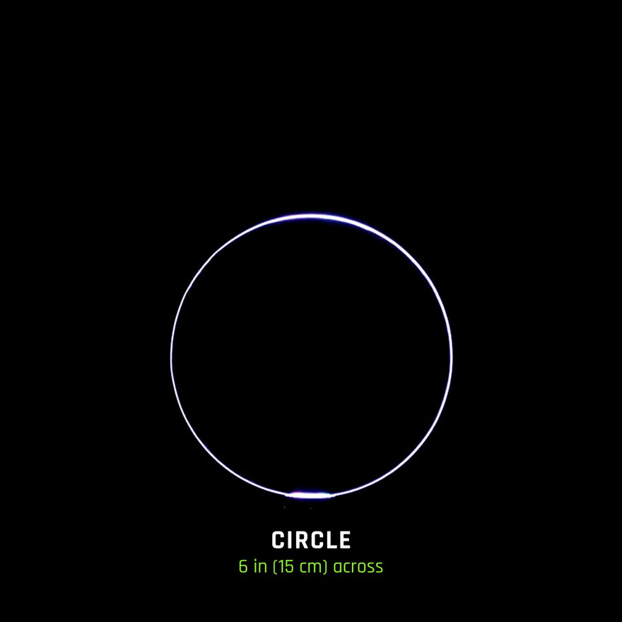 Circle Blade, 6 in (15 cm) across, lit on black, part of the Best Seller Blade Pack