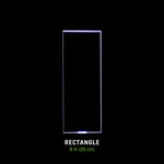 Rectangle Blade, 8 in (20 cm), lit on black, part of the Best Seller Blade Pack