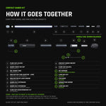 Contact Saber exploded view naming every part and how each one connects