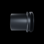 DIY Connector side profile showing the threaded collar that twists onto the RGB Critter Flashlight