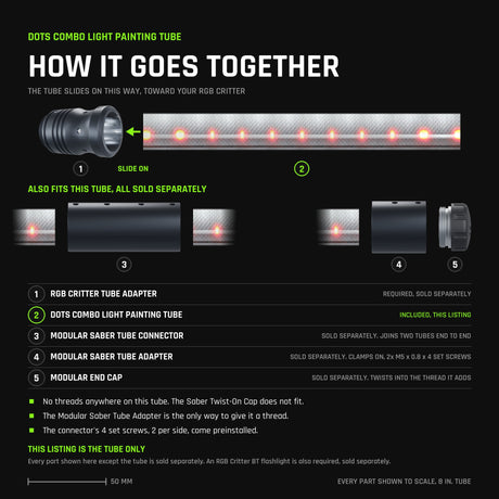 Dots Combo Light Painting Tube
