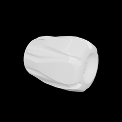 Soft silicone end cap, clear