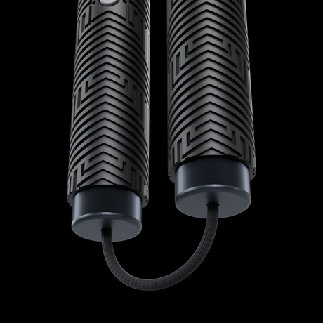 Saber Chuck Connector fitted to the back of two RGB Critter BT lights