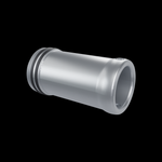 Flow Cap Mount stainless barrel with dual O-rings and set screw, three-quarter view