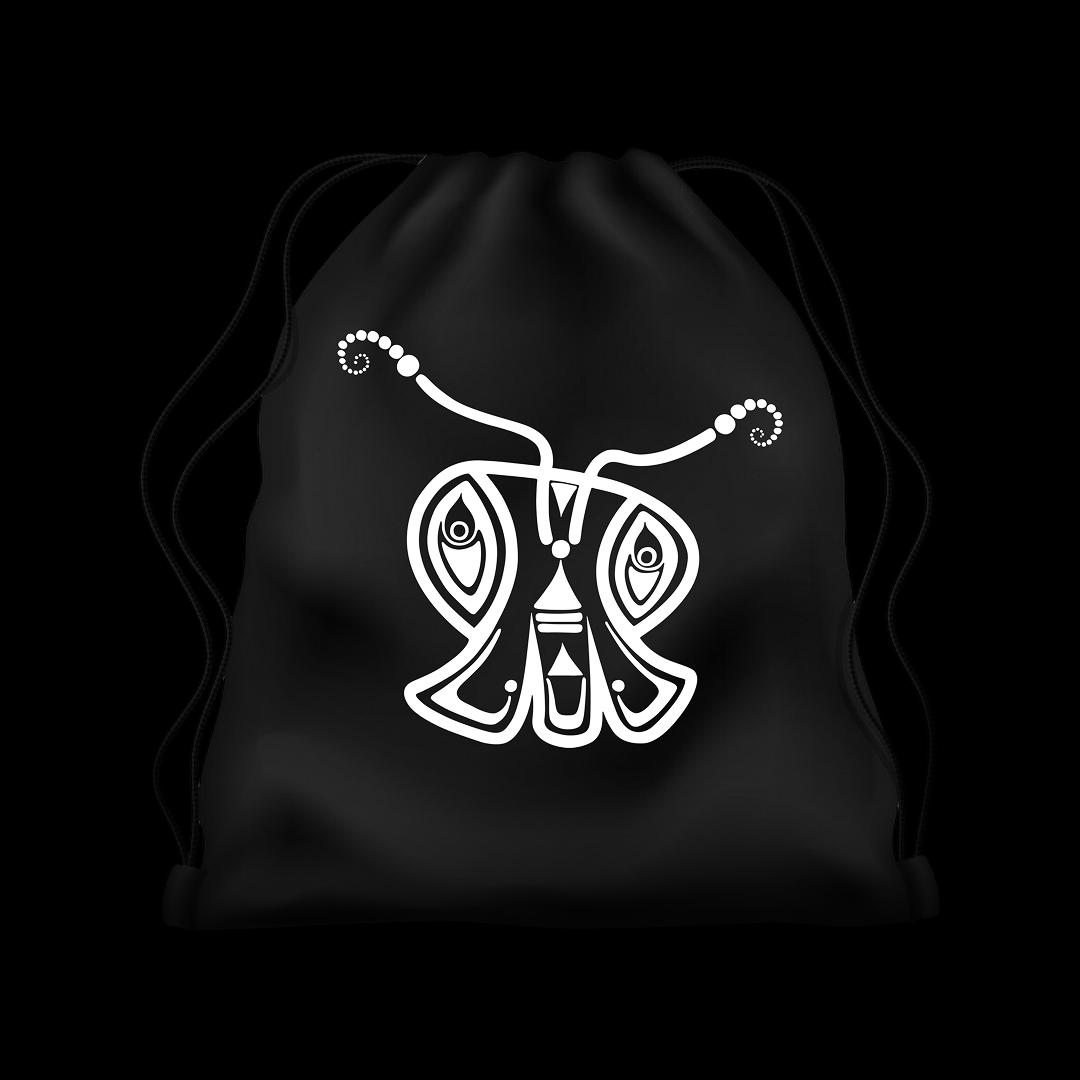 AOAM pull-string canvas bag for storing BitWhip and RGB Critter accessories