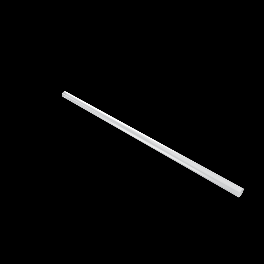 Light Painting Tube shown on its own: a bare frosted polycarbonate tube with no metal fittings and no thread on either end