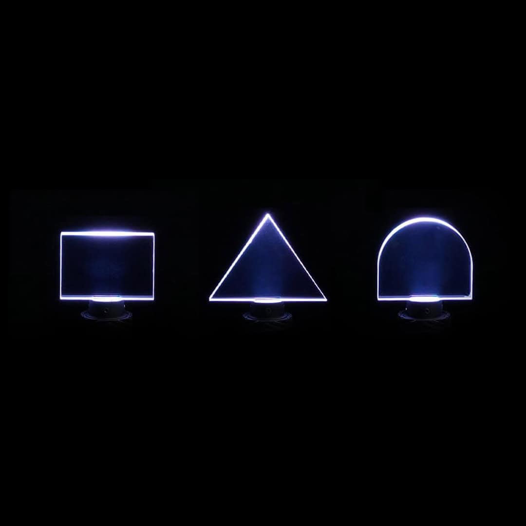 Mini Blade Geometric Set of acrylic light painting blades for versatile and creative light trails in long exposure photography