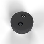 Modular End Cap top view showing the two socket-cap screws