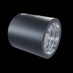 Modular Saber Tube Adapter with set screws installed