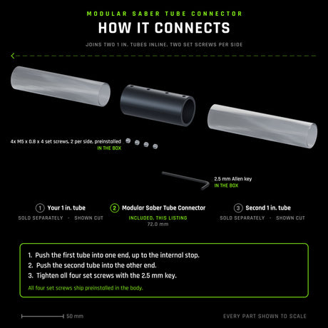 Modular Saber Tube Connector