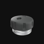 Modular End Cap rotating 360 degrees on black.