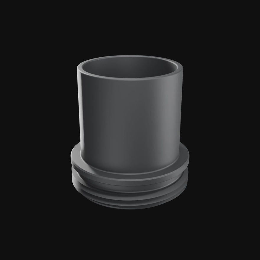 DIY Connector rotating 360 degrees on black.