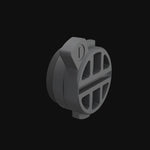 Battery Door rotating 360 degrees on black.