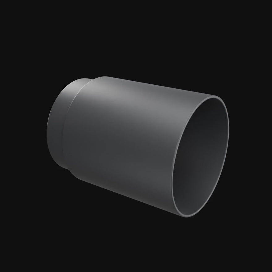 T8 Tube Connector rotating 360 degrees on black.