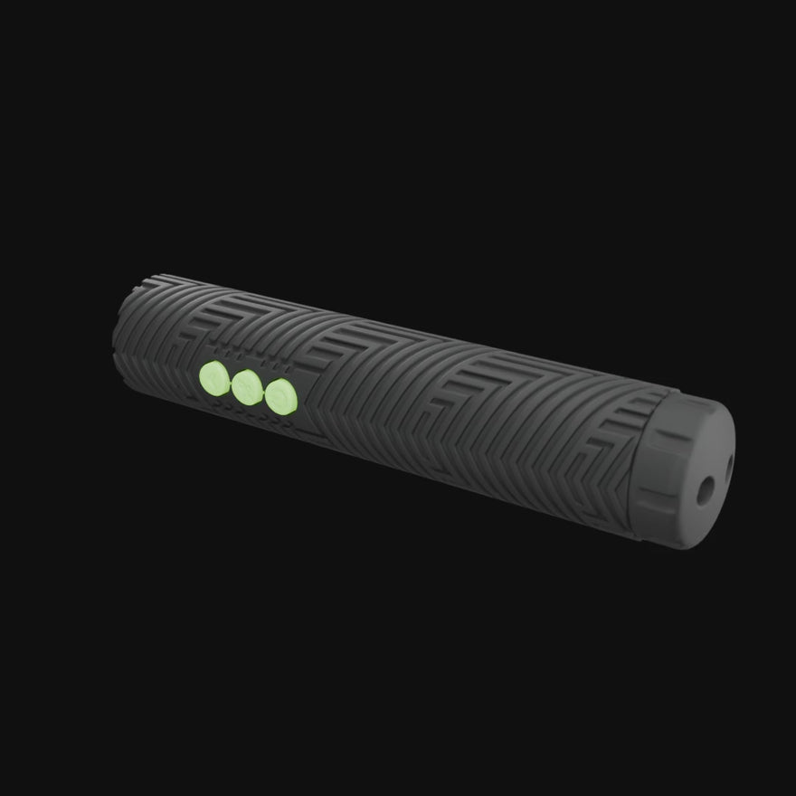 RGB Critter BT Light Engine rotating 360 degrees on black.