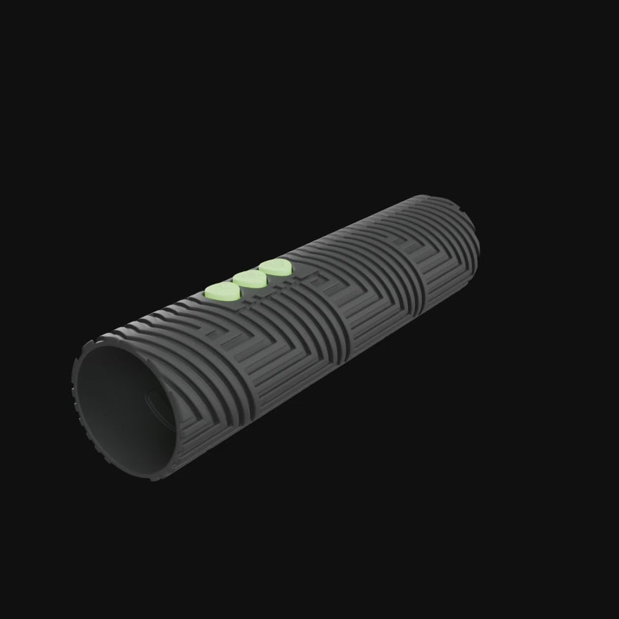 RGB Critter Silicone Sleeve rotating 360 degrees on black.