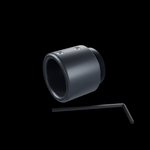 What is in the box: RGB Critter Tube Adapter Short with its two set screws and 2 mm Allen key