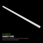 Saber Tube, your pattern and length, 6 to 36 inch, Sol 24 inch shown, impact-resistant polycarbonate.