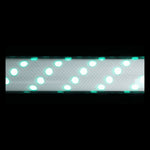 Spiral Dots Light Painting Tube lit, the dots spiralling down the tube