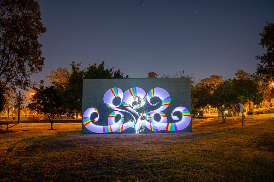 Sol Saber Light Painting